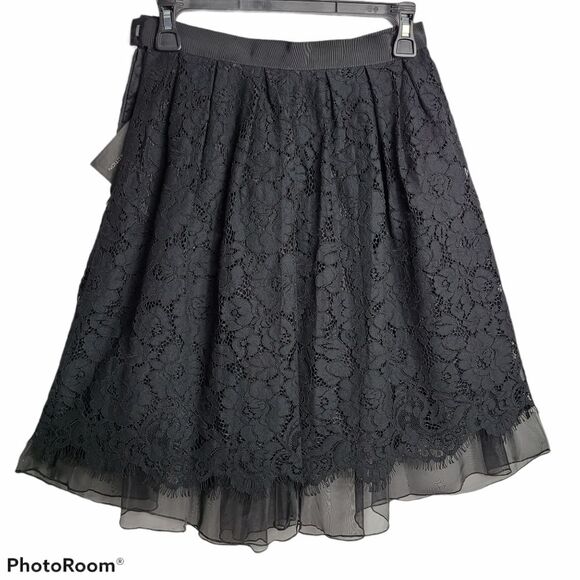 French Connection,‎ Spotlight Lace Skirt Sz 4 - Picture 1 of 15